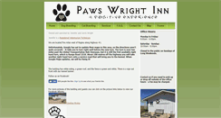 Desktop Screenshot of pawswrightinn.com