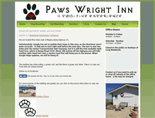 Tablet Screenshot of pawswrightinn.com